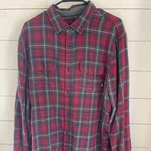 NWT Vans Anaheim Heavyweight Buttondown Flannel – Men’s L Red